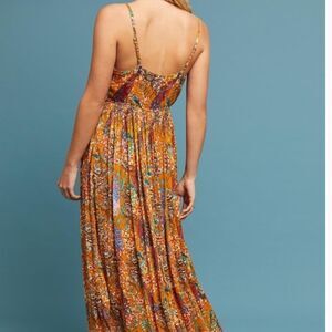 NEW Anthropology Raga Maxi Embroidered Dress